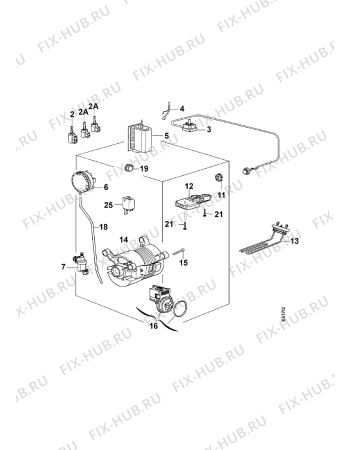 Взрыв-схема стиральной машины Quelle 110SC,6785 - Схема узла Electrical equipment